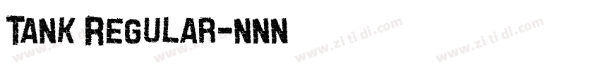 Tank Regular字体转换